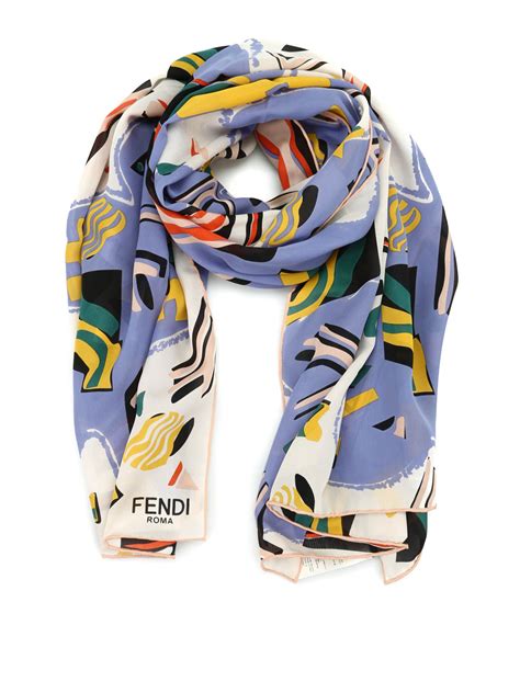 replica fendi silk scarf|fendi authentication scarves.